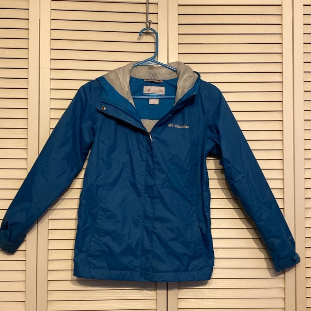 Columbia Nylon Hood Zip Windbreaker Size M